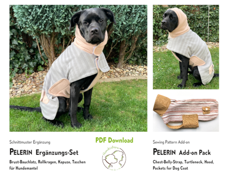 Add-on Set for PELERIN dog coat